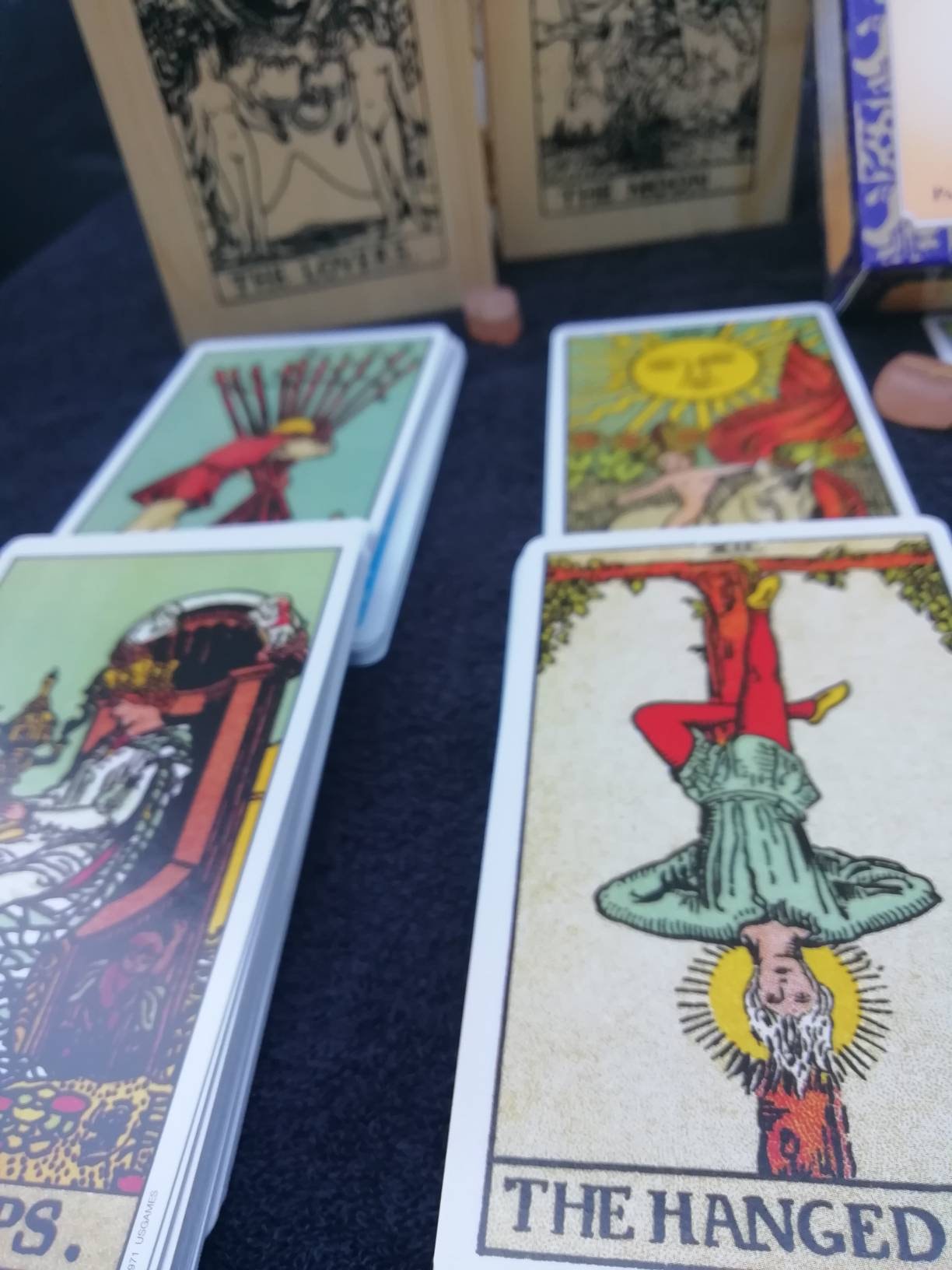 Tarot cards Deck. The tarot cards gift set , 78 Cards + bag tarot cards with book +Handcrafted box designer box gifts for her black Friday