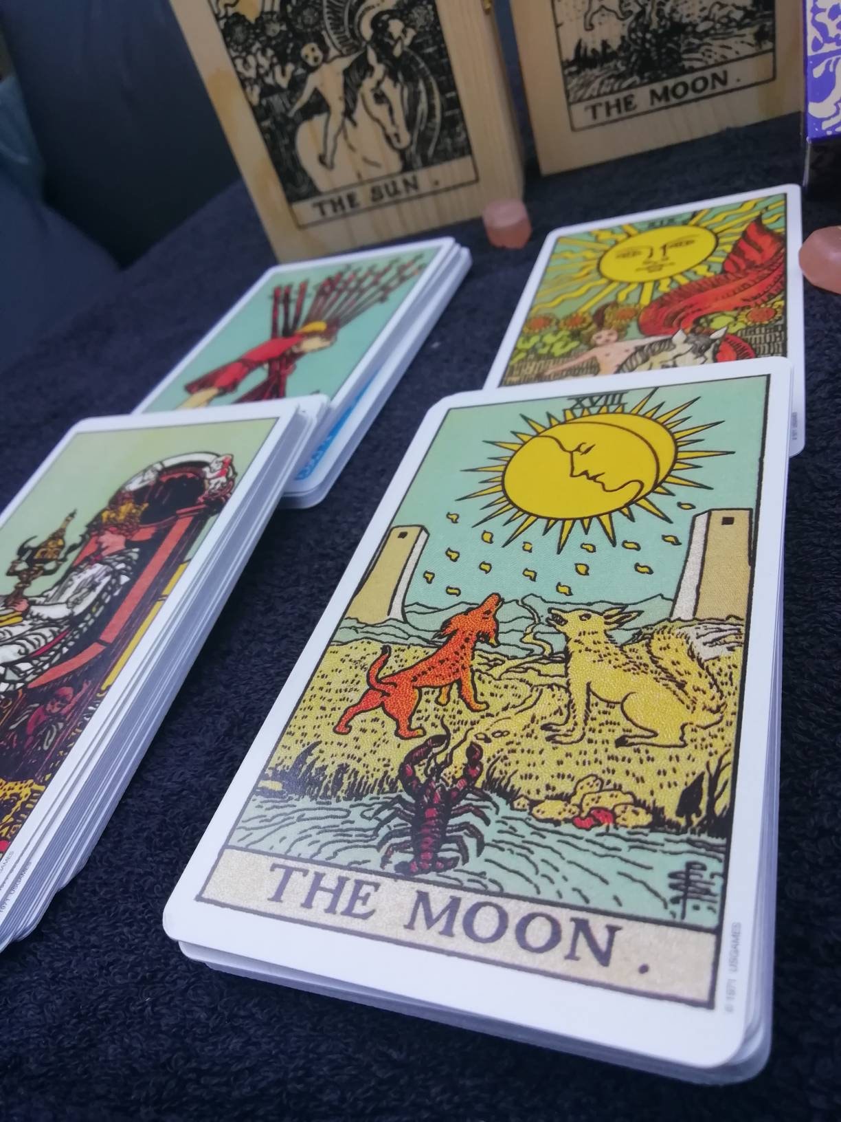 Tarot cards Deck. The tarot cards gift set , 78 Cards + bag tarot cards with book +Handcrafted box designer box gifts for her black Friday