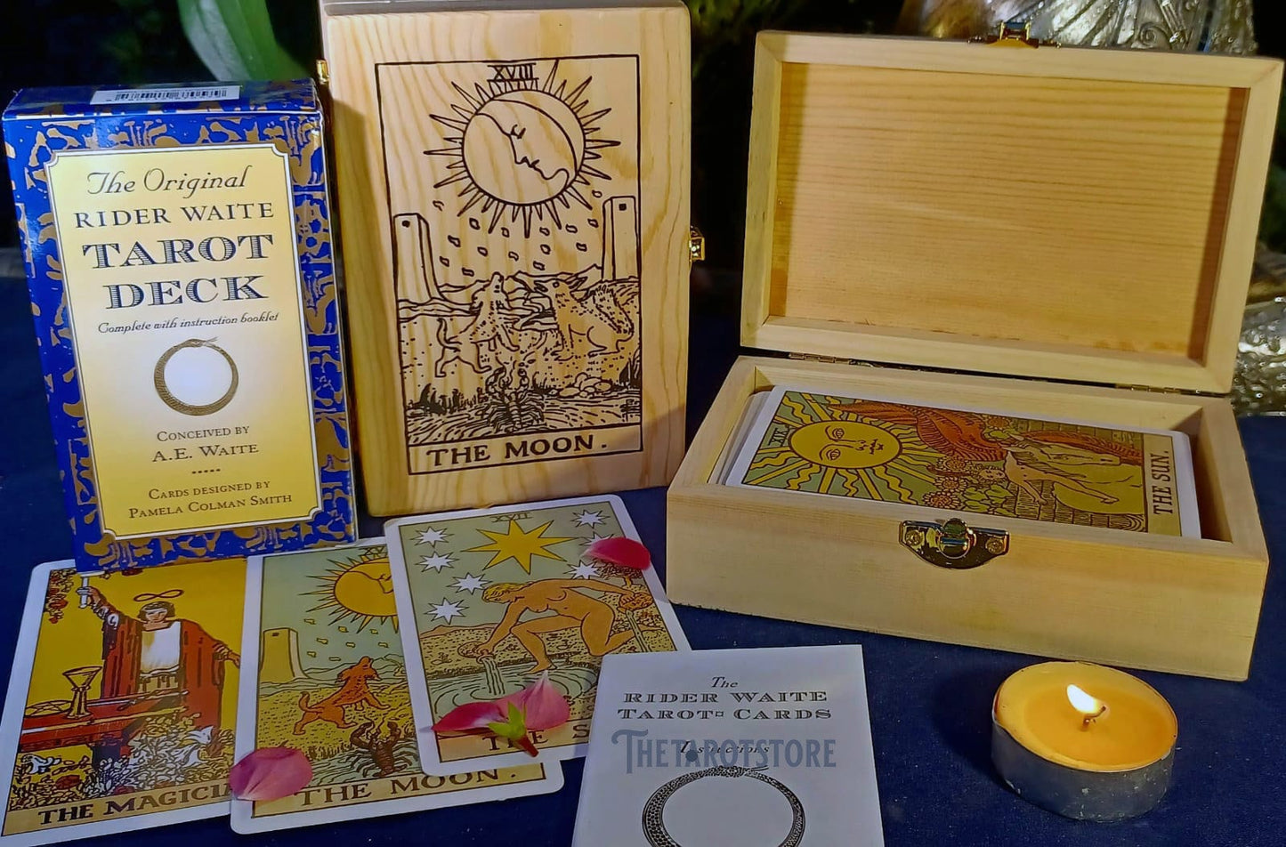 Tarot cards Deck. The tarot cards gift set , 78 Cards + bag tarot cards with book +Handcrafted box designer box gifts for her black Friday