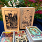 Vintage Tarot cards tarot Deck. The tarot cards  gift set , 78 Cards + bag tarot cards with book  +Handcrafted box christmas